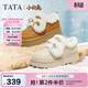 他她（TATA）小白兔雪地靴毛毛加絨鞋厚底棉鞋冬天女士保暖鞋CUB01DM5 米色（仿毛里） 37
