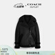 蔻馳（COACH）奧萊女士女裝飛行員夾克外套 黑色 XS