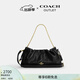 蔻馳（COACH）奧萊女士女包絎縫細節FAYE 38號單肩包拉繩手袋鏈條包 IM/黑色