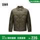 森馬（Semir）羽絨服男冬季80絨子襯衫式羽絨內膽2025拼接通勤外套109725113125
