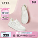 他她（TATA）女鞋秋小白鞋運動(dòng)時(shí)尚休閑鞋板鞋新款鞋子CWV02CM5 米白 38