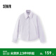 森馬（Semir）棉服女輕薄oversize松弛感2025冬新款翻領(lǐng)肌理花苞棉衣少女感 粉紫A70725（特大寬松款介意可拍小一碼） L