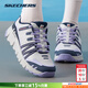 斯凱奇（Skechers）女鞋 2026秋季新款城市戶(hù)外徒步運動(dòng)鞋時(shí)尚復古輕便透氣休閑鞋 店長(cháng)主推/海軍藍色/紫色 37 (腳長(cháng)24cm)