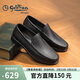 金利來(lái)（Goldlion）男鞋商務(wù)休閑鞋舒適輕質(zhì)透氣時(shí)尚皮鞋596830193ALB-黑色-40碼