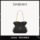 YSL圣羅蘭 女士JAMIE SHOPPING小號羊皮革托特包 黑色 U