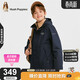 暇步士（Hush Puppies）童裝兒童可拆卸風(fēng)衣男童休閑女童加絨厚外套 藏藍   160   