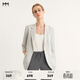 麥檬MM麥檬舒適貴氣職場(chǎng)氣質(zhì)西裝外套半袖商場(chǎng)同款夏季5F4113171 燕麥色 S