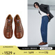 CAMPER男鞋Beetle 棕色商務(wù)平底休閑鞋牛皮輕便軟底通勤皮鞋 棕色049 43