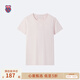 蓋世威（K·SWISS）T恤女夏季透氣新款透氣復古運動(dòng)休閑百搭短袖1910103 623藕粉色 L
