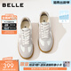 百麗（Belle）張凌赫同款女鞋子散文詩(shī)復古德訓鞋簡(jiǎn)約情侶款休閑鞋B0992AM6預售 【翟瀟聞同款】灰色-女款 38