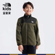 THE NORTH FACE北面童裝男女兒童保暖抓絨外套|8DNA 21L/綠色 L（150/72） 