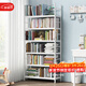 安爾雅鋼制書(shū)架落地176cm多層簡(jiǎn)易書(shū)柜置物架展示架儲物收納架 6層62