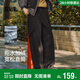 森馬（Semir）休閑褲男冬季加絨寬松直筒褲2025拼接時(shí)尚戶(hù)外長(cháng)褲子10A725127102