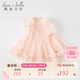 戴維貝拉（DAVE＆BELLA）兒童裙子夏裝女童網(wǎng)紗連衣裙寶寶蓬蓬裙公主裙