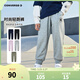 Converse 匡威童裝男女童純棉長(cháng)褲2025秋季新款舒適毛圈兒童運動(dòng)褲休閑褲 巖嶺灰【純棉毛圈】 130 /56 【建議身高116-122cm】