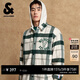 杰克·瓊斯（JACK&JONES）NBA聯(lián)名雄鹿隊春季款襯衫外套時(shí)尚格紋襯衣上衣2254O3016 E59松葉綠 M