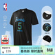 NBA【新品】杜蘭特庫里詹姆斯東契奇亞歷山大短袖男夏裝籃球服t恤 森林狼-愛(ài)德華茲運動(dòng)T恤(黑色) L