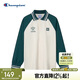 Champion冠軍男女童長(cháng)袖T恤2026春季新品復古網(wǎng)球風(fēng)插肩彈力POLO兒童上衣