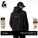 杰克·瓊斯（JACK&JONES）男裝潮流春秋季外套男士連帽防風(fēng)上衣戶(hù)外休閑夾克短款百搭外套男 E41黑色-1 M (175)