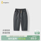 童泰（TONGTAI）寶寶褲子春秋季兒童寬松版長(cháng)褲男童女童外出時(shí)尚休閑褲灰色100cm