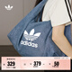 adidas「云朵包」牛仔風(fēng)大容量運動(dòng)挎包女子阿迪達斯官方三葉草 制服藍 NS