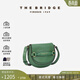 THE BRIDGEThe Bridge/橋牌 【中國限定版】BETTINA手工牛皮小眾單肩馬鞍包 橄欖綠色