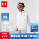 安德瑪（Under Armour）【熱力羽絨】男女童輕薄羽絨服馬甲秋冬保暖兒童背心244105170 白色 160