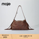 Maje經(jīng)典款女包法式時(shí)尚復古棕色流蘇手提包單肩包斜挎包 棕色 TU