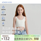 愛(ài)慕少女夏新品抗菌專(zhuān)利呼吸杯少女發(fā)育期內衣中長(cháng)款背心式運動(dòng)文胸奶皮衣 一階段AJ115F411 150