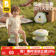 babypods兒童折疊馬桶便攜式戶(hù)外旅游車(chē)載小孩尿盆男女寶寶坐便器 怪獸消化艙【綠色*一體式】