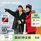 巴拉巴拉童裝兒童羽絨服男女童2025冬季新款中長(cháng)款毛領(lǐng)加厚保暖上衣中大童