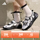adidas 波波瑪麗珍涼鞋 OZWAVE SANDAL超輕耐磨阿迪達斯輕運動(dòng) 亮白/黑色   36.5