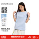 美特斯邦威短袖女夏季新款潮流簡(jiǎn)約寬松百搭圓領(lǐng)撞色水果印花T恤 航線(xiàn)藍 S 155/80A