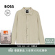 雨果博斯【機能通勤】BOSS博斯 男士26年夏季新款寬松亞麻混紡外套襯衫 286 M (48A)