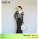 SNIDEL2025秋冬新品百搭高腰包臀純色魚(yú)尾半身裙SWFS255104 黑色 S （0）