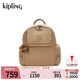 凱浦林【生日禮物】kipling男女款春夏簡(jiǎn)約大容量旅游雙肩背包|MATTA 淺棕褐色P