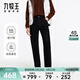 九牧王【暖燚絨遠紅外】加絨保暖御寒牛仔褲秋冬高彈休閑褲子 【暖燚絨】合體版+黑色+TJ1DX60513 33 碼175/82A(2.52)尺84cm