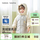 巴拉巴拉童裝寶寶羽絨服女童2025新款冬季加厚外套保暖寶寶上衣北歐風(fēng)女寶