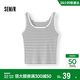 森馬（Semir）背心女夏短款U領(lǐng)涼感緊身無(wú)袖撞色內搭氣質(zhì)疊穿上衣101325102001