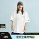 Champion冠軍短袖T恤男2025春季新款情侶刺繡大C純棉上衣簡(jiǎn)約休閑 米白色 M
