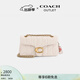 蔻馳（COACH）奧萊女士女包絎縫和愛(ài)心掛件TABBY 26號單肩包斜挎包 B4/粉筆白色