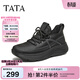 他她（TATA）男鞋冬季商場(chǎng)同款百搭休閑鞋新款厚底運動(dòng)鞋VRF01DM5 黑色（絨里） 40