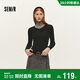森馬（Semir）森柔|針織衫女冬鵝蛋領(lǐng)純色緊身上衣2025顯瘦羊毛衫109725107004
