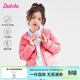 笛莎（DEESHA）童裝女童輕薄羽絨服2025秋冬新款女寶寶短款三防輕盈保暖外套 櫻桃紅 130 【充絨量：48.8g】
