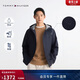 Tommy Hilfiger【防風(fēng)防水】秋冬男裝休閑運動(dòng)潮流肌理感耐磨連帽夾克外套