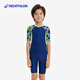 迪卡儂（DECATHLON）兒童泳衣男童游泳衣抗氯泳衣保守分體專(zhuān)業(yè)-5762629