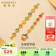 賽菲爾18K金琺瑯吉祥調節鏈延長(cháng)鏈國風(fēng)琺瑯八大佛喜樂(lè )手鏈DIY項鏈配件 平安喜樂(lè )鏈（單鏈無(wú)財神）-93