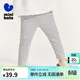 迷你巴拉女童寶寶褲子柔軟透氣彈力修身打底褲【彈彈褲】 黑白色調00391 90