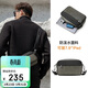 POLO單肩包男士商務(wù)斜挎包男休閑iPad包時(shí)尚男包手機包零錢(qián)包 灰綠/黑