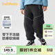 巴拉巴拉童裝男童褲子秋冬女童中大童運動(dòng)褲兒童長(cháng)褲防風(fēng) 黑色90001 160 cm